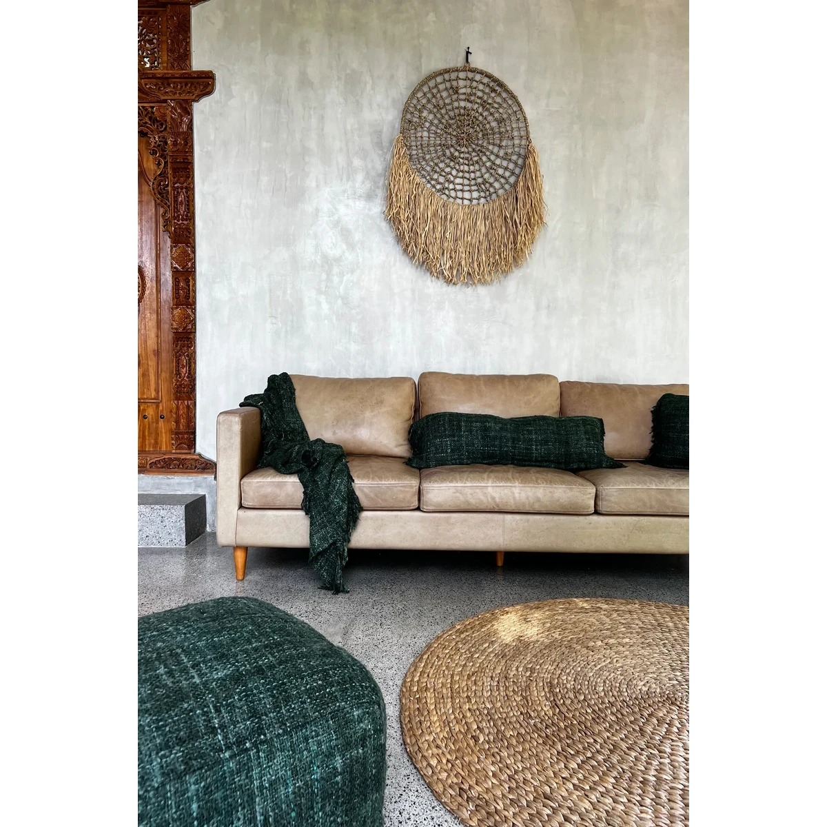 The Oh My Gee Kussenhoes - Bosgroen - 35x100 Bazar Bizar Living