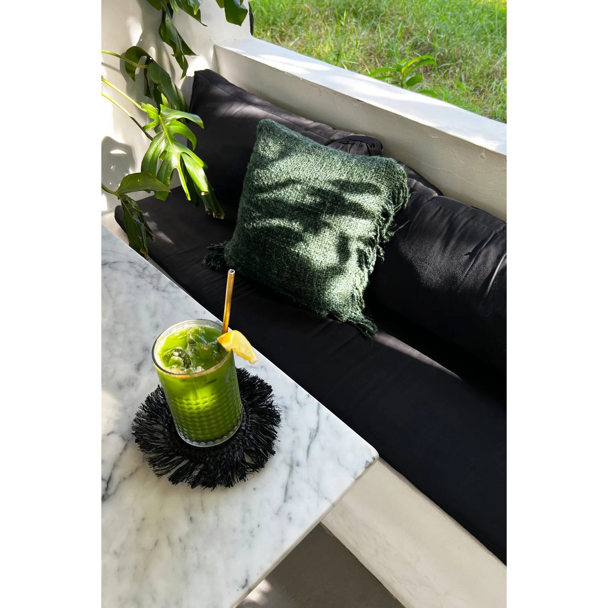 The Oh My Gee Kussenhoes - Bosgroen - 40x40 Bazar Bizar Living