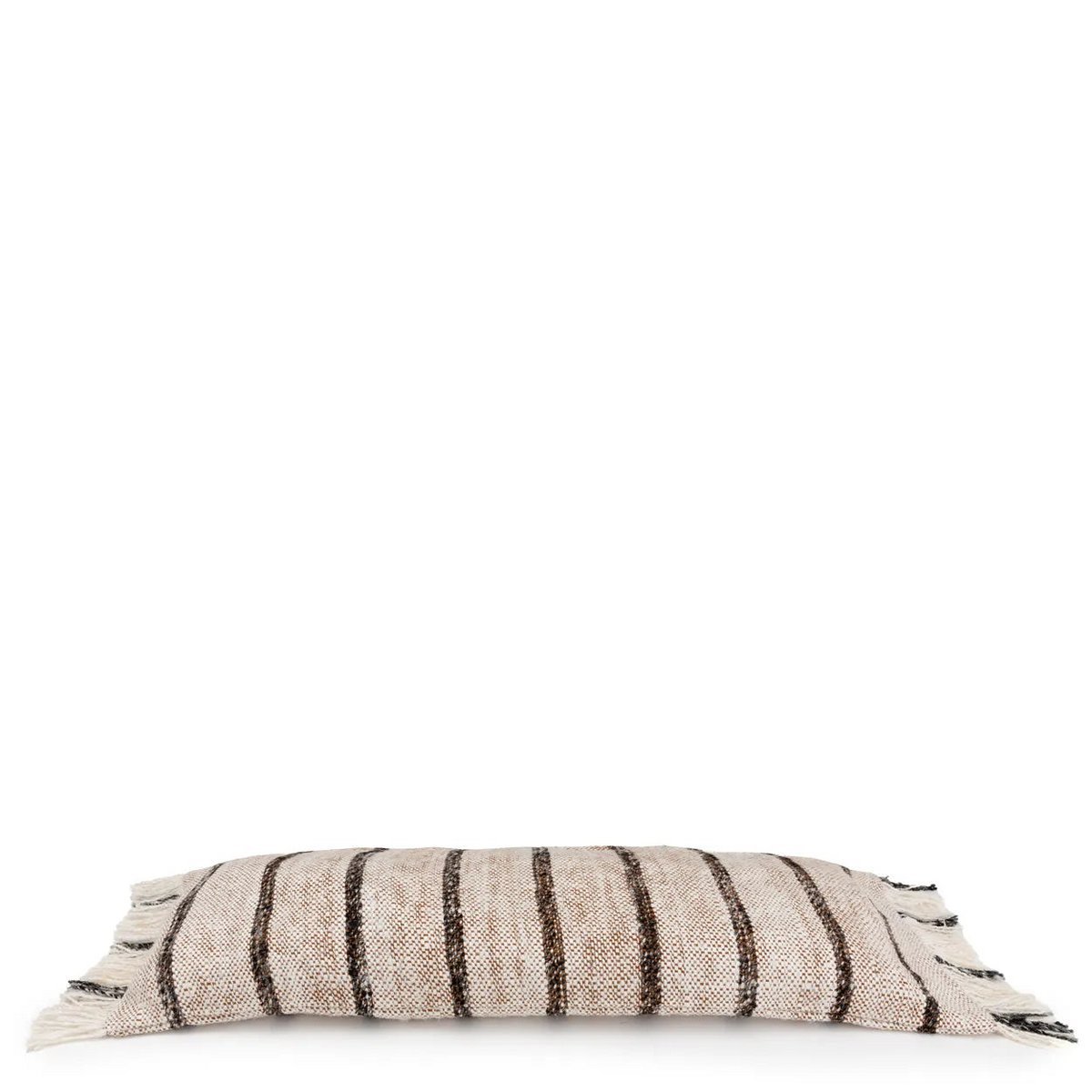 The Oh My Gee Kussenhoes -wit/beige/bruin - 35x100 Bazar Bizar