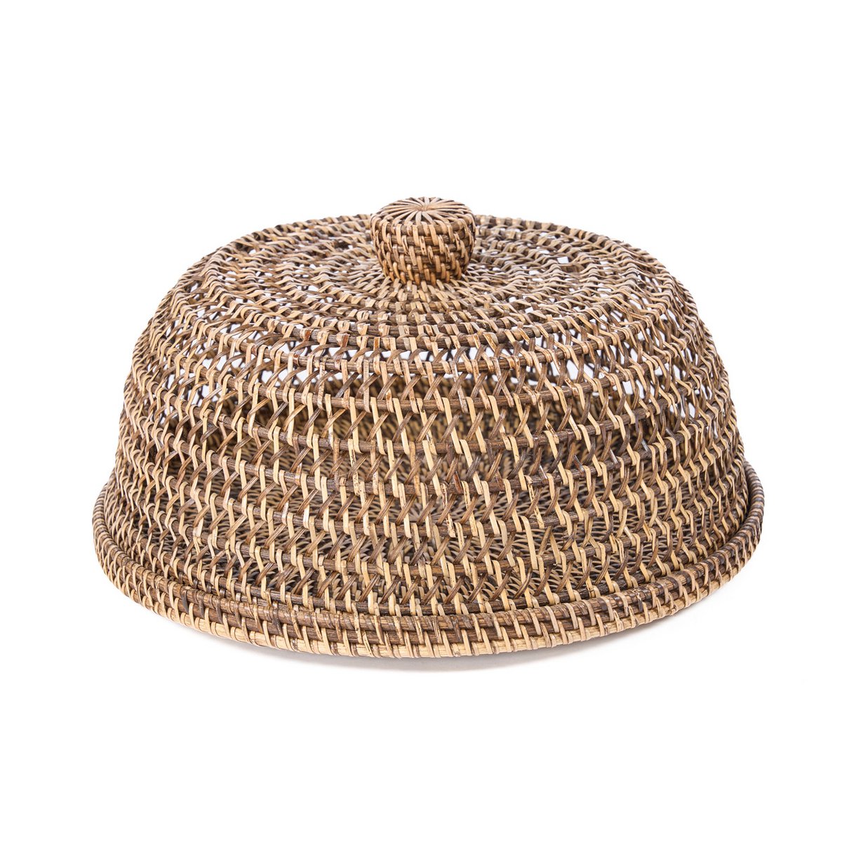 The Rattan Food Cover - Natural Brown - M Bazar Bizar Living