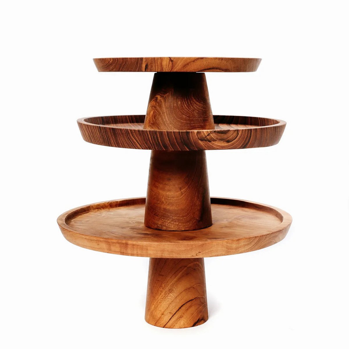 The Teak Root Cake Dish - M Bazar Bizar Living