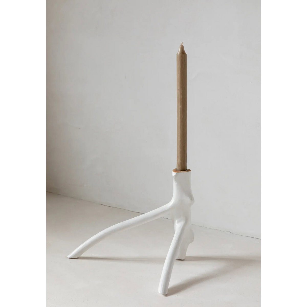 The Triple Twig Candle Holder - Wit Bazar Bizar Living