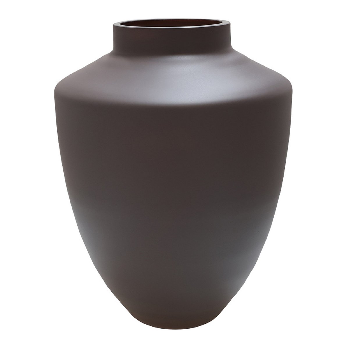 Tugela glazen vaas matbruin – Vase The World Vase The World