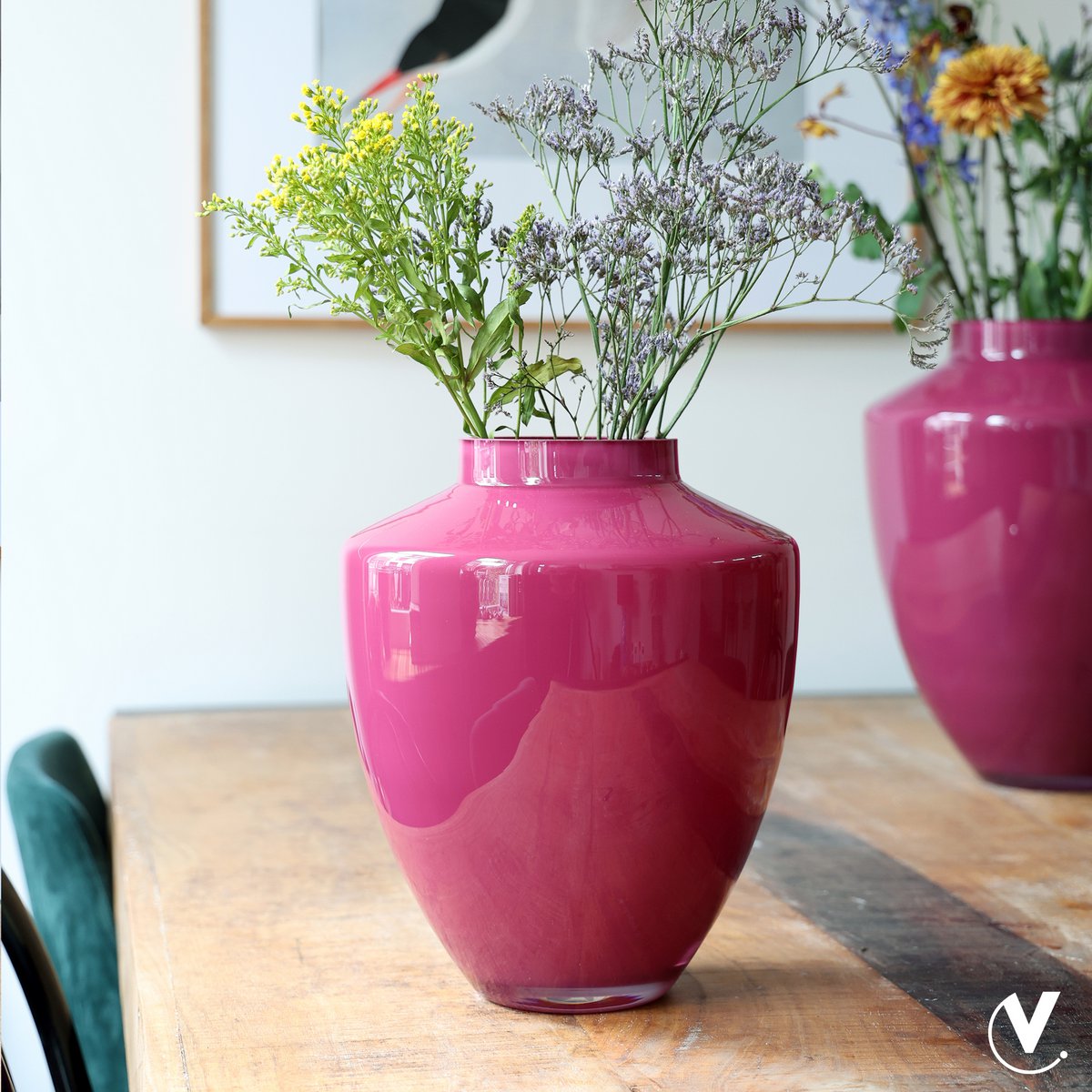 Tugela glazen vaas mauve – Vase The World Vase The World
