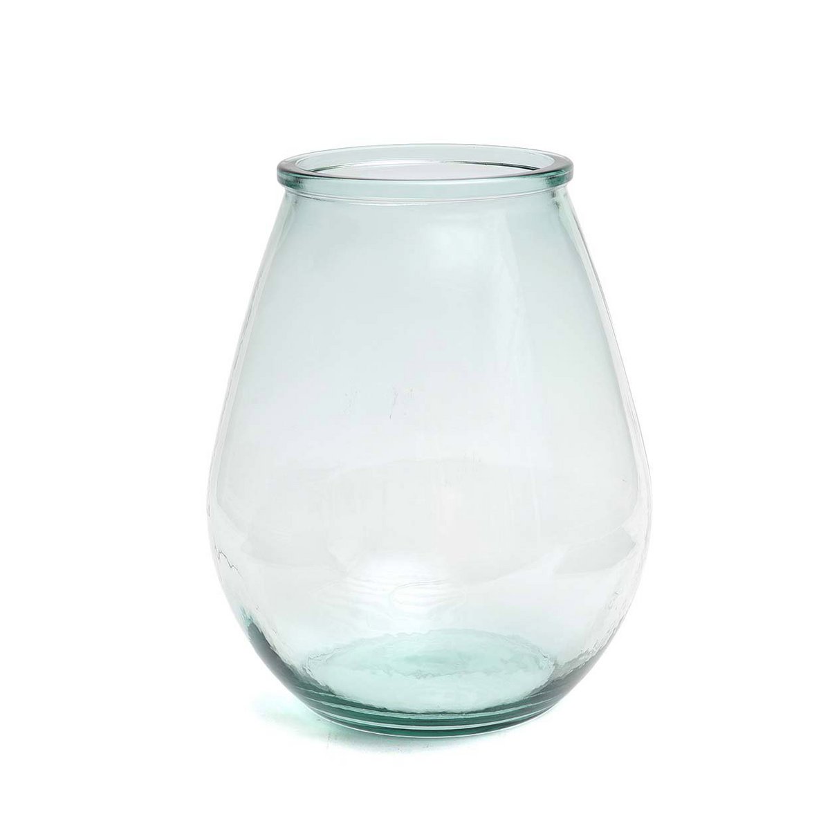 vaas qiezi – blauw – gerecycled glas – m Bazar Bizar Living
