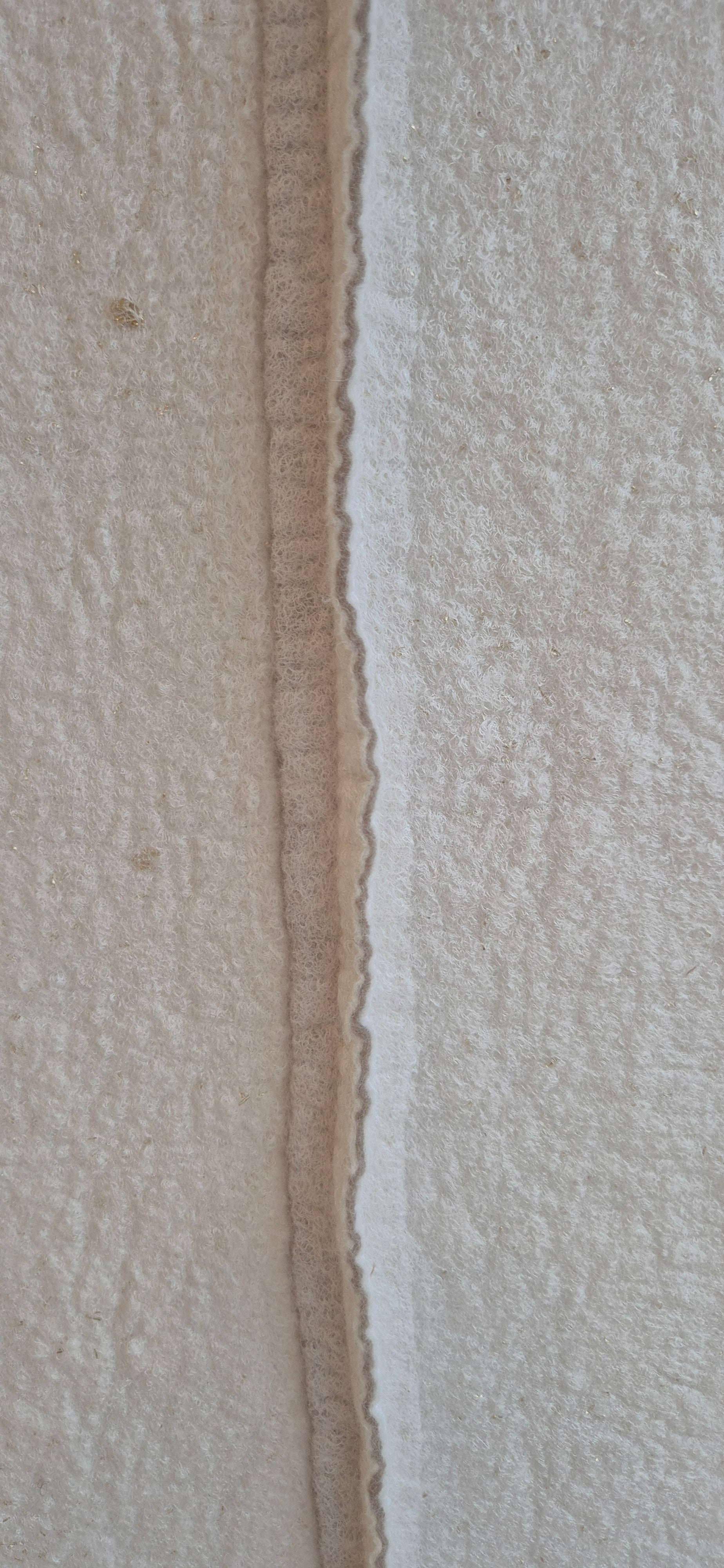 vilten wandkunst imperfectus III – vilt & vlow | 40 × 40 cm Noii HOME