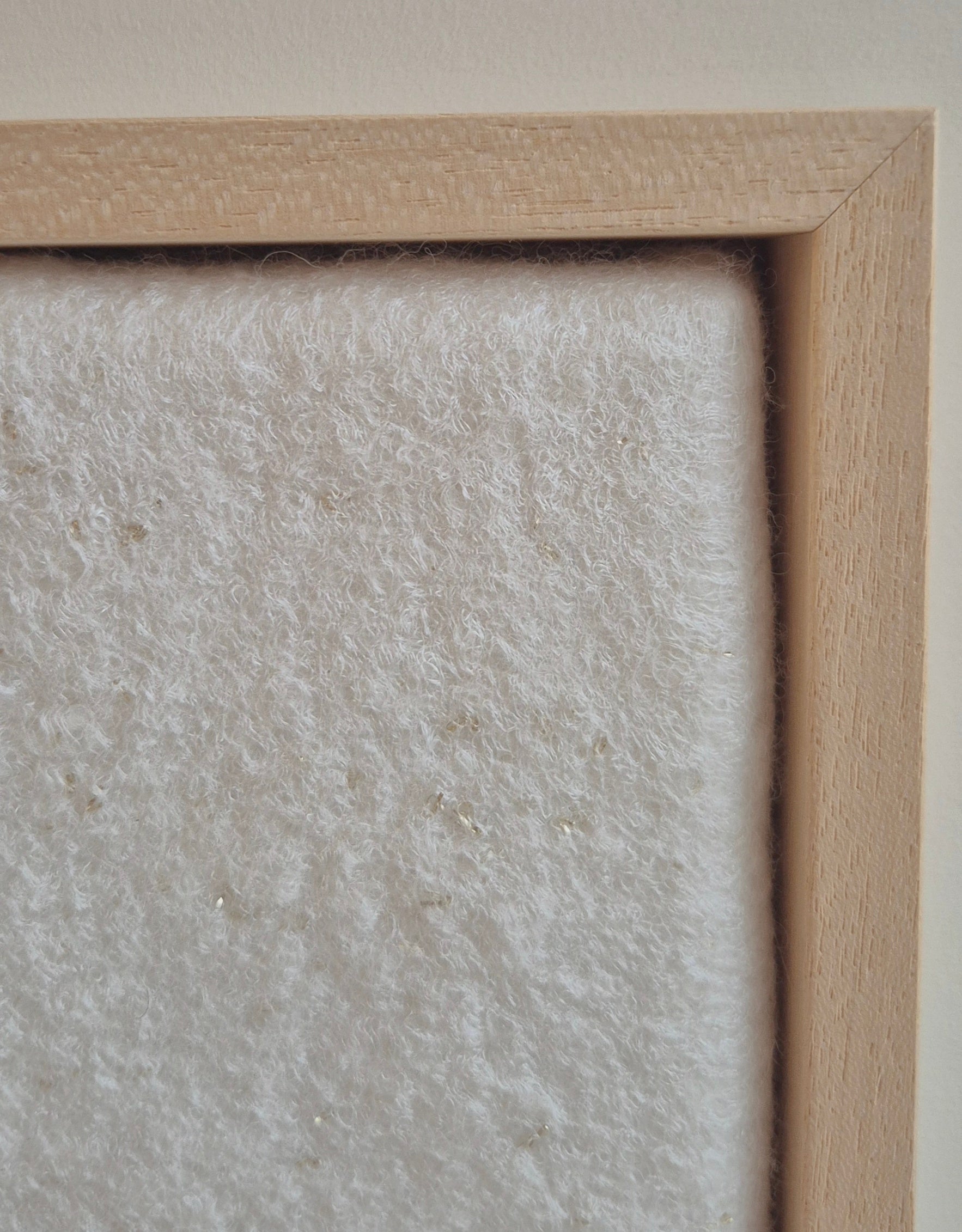 vilten wandkunst imperfectus III – vilt & vlow | 40 × 40 cm Noii HOME