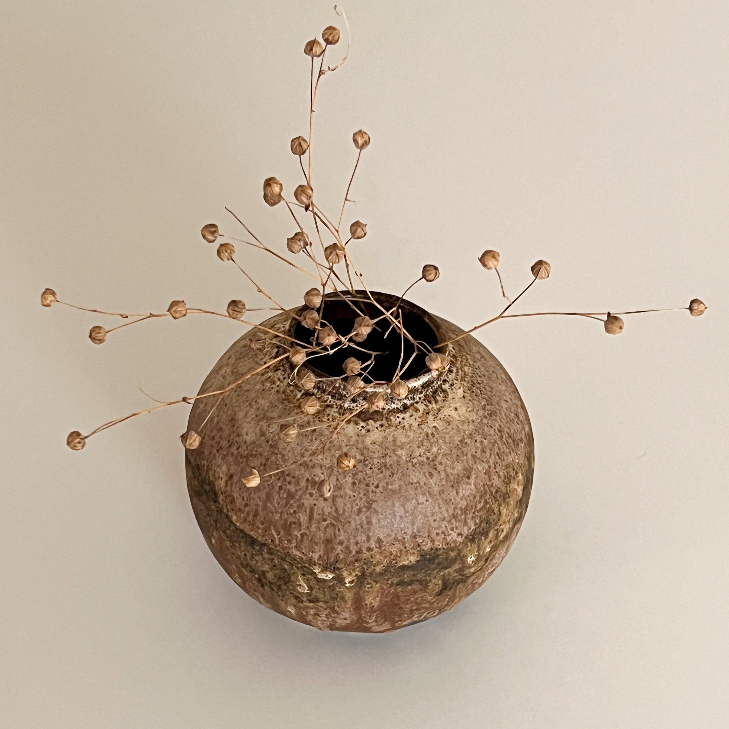 vintage fat lava bolvaas – west-duits studio keramiek – jaren ’70 Noii HOME