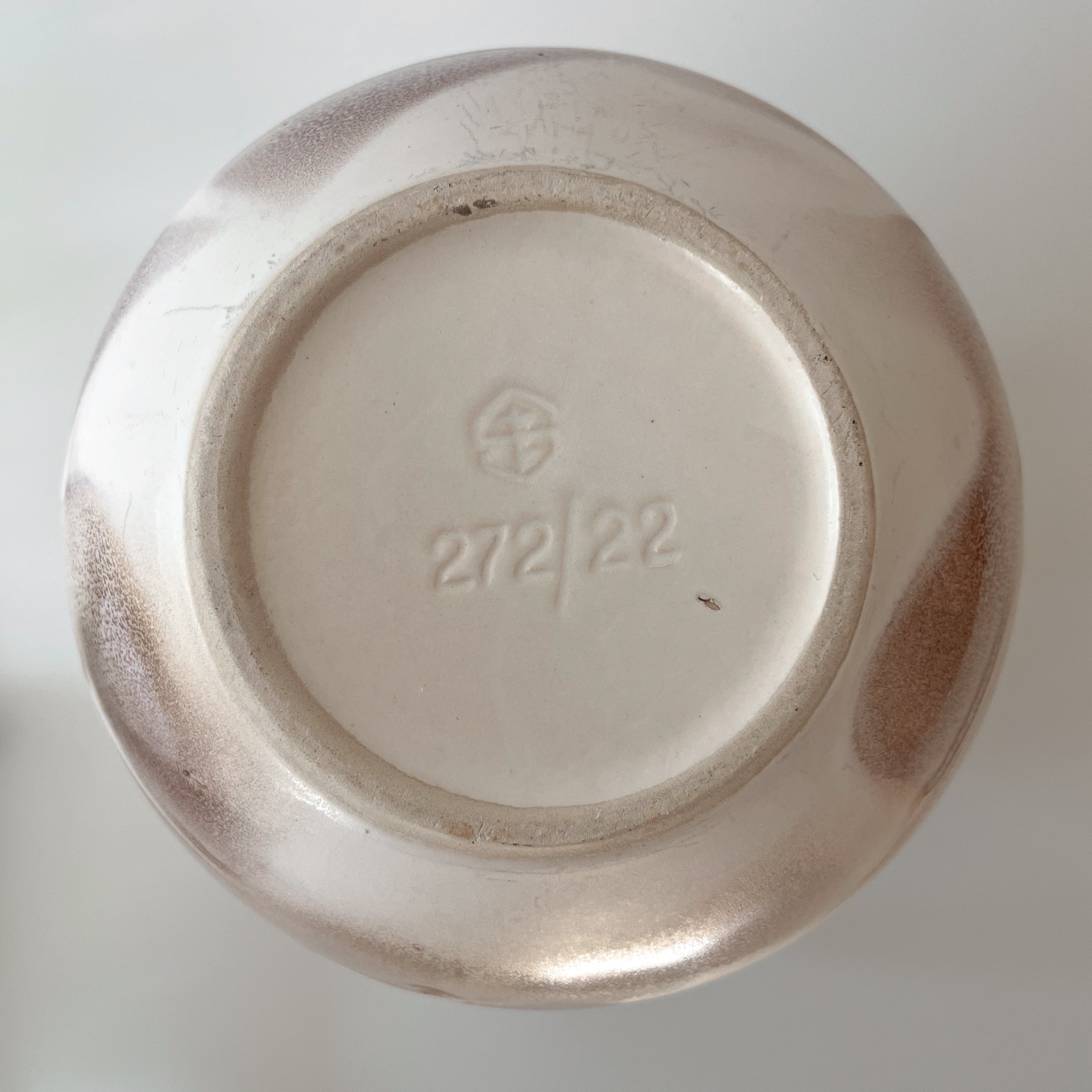 vintage vaas - steuler keramik – beige-bruin Noii HOME