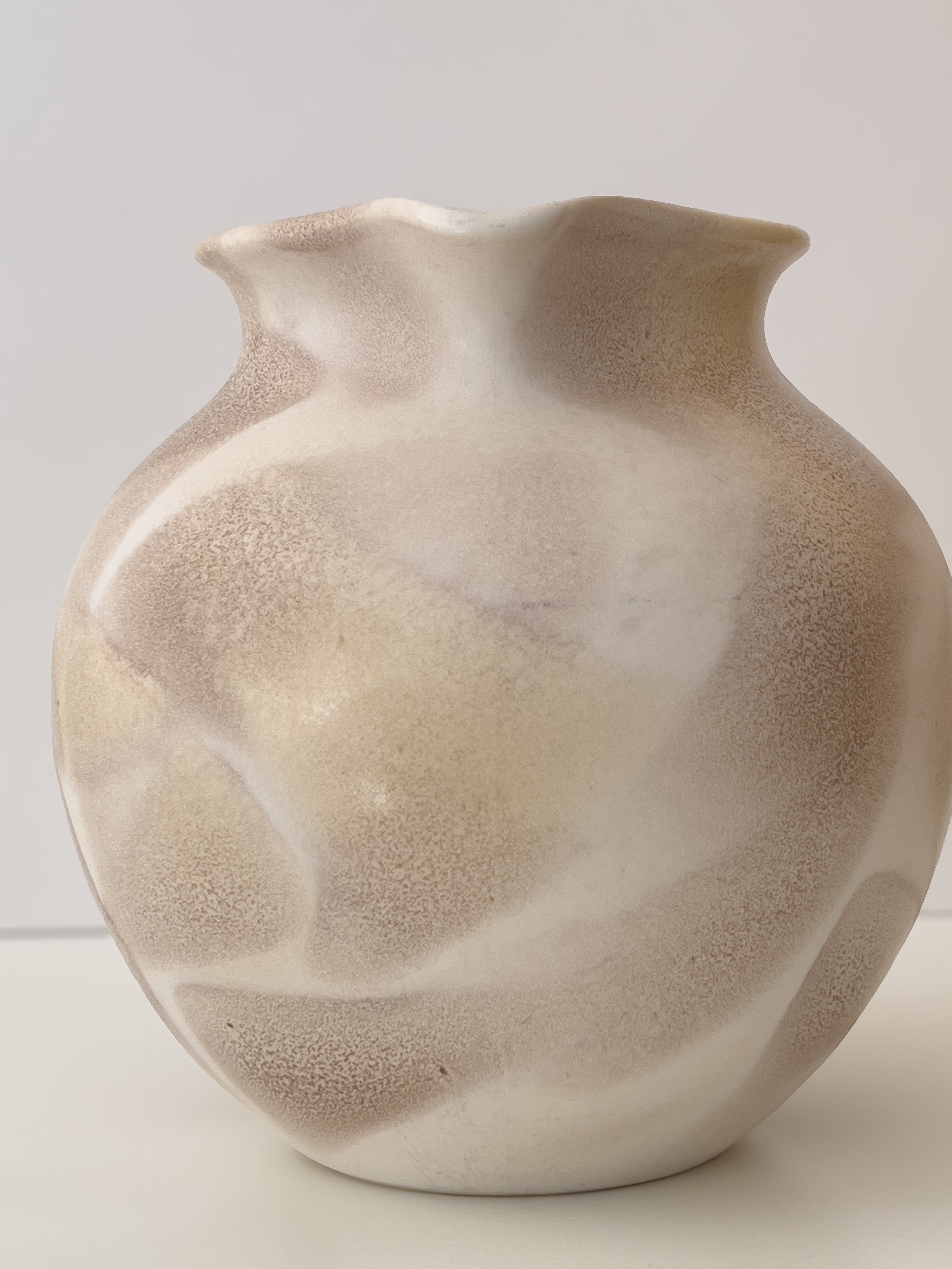 vintage vaas - steuler keramik – beige-bruin Noii HOME