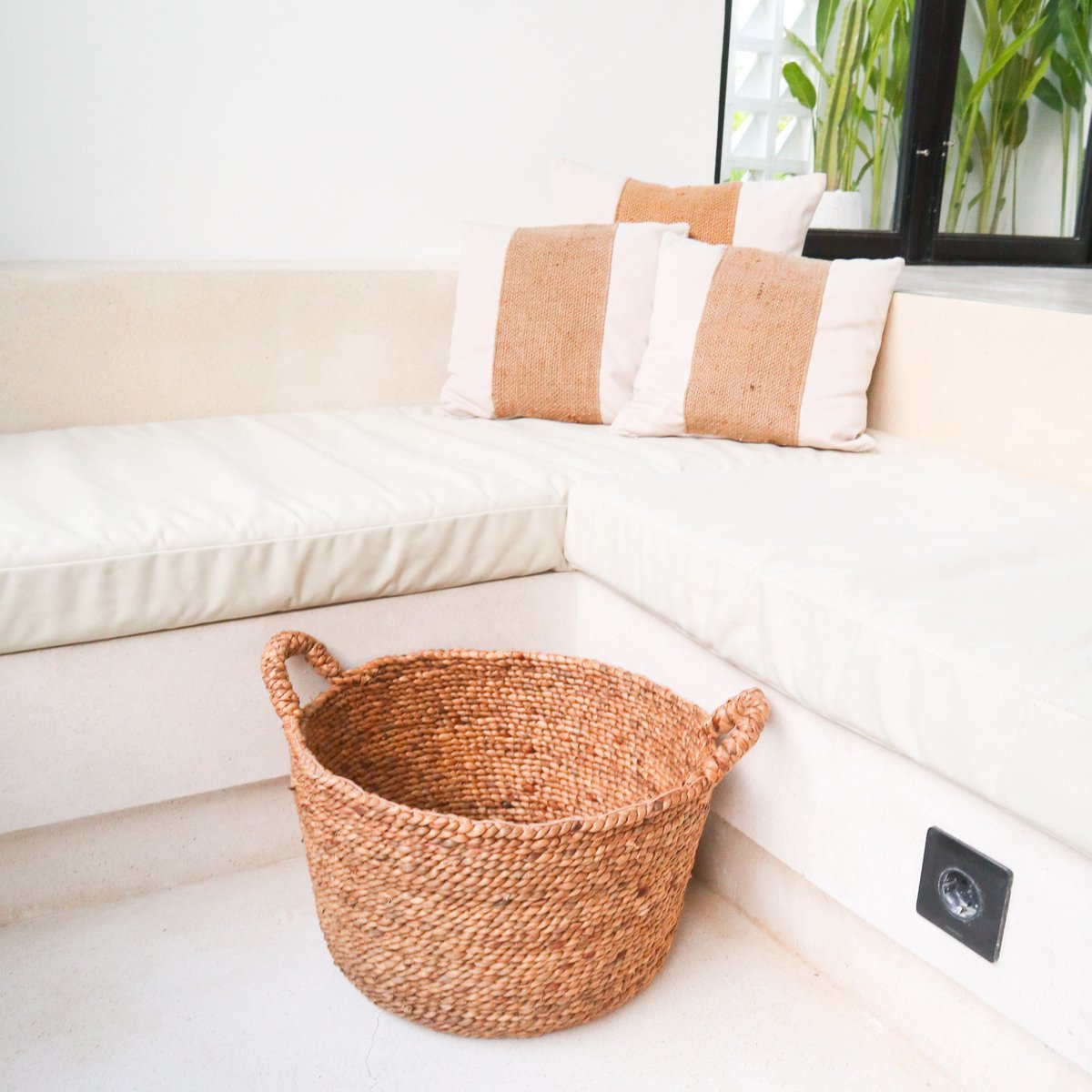 Wasmand | Plantenmand | Opbergmand SAMU van waterhyacint (3 maten) Soeji