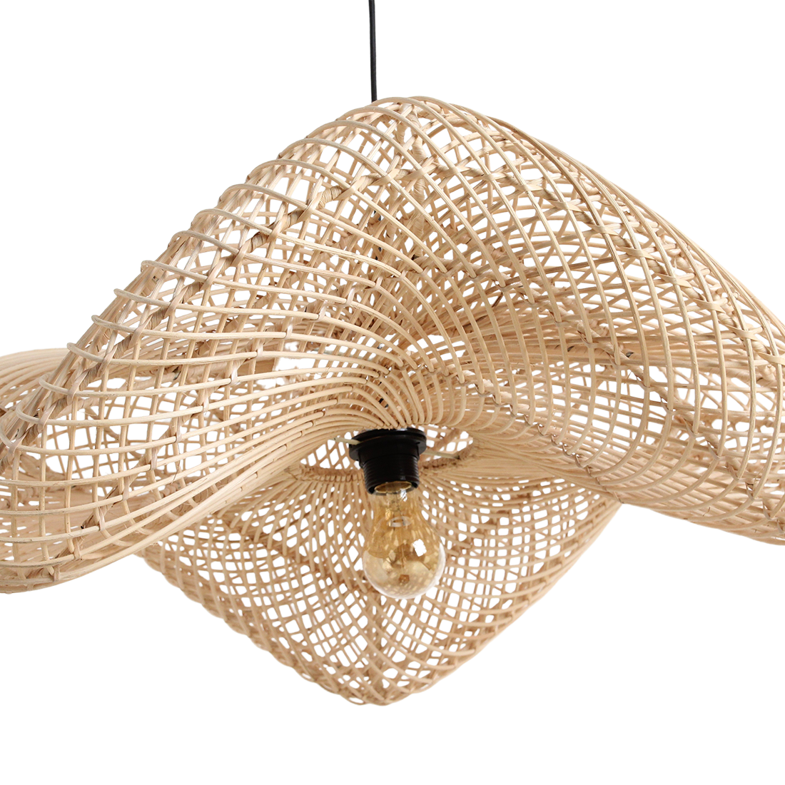 Wave hanglamp naturel large Raw Materials