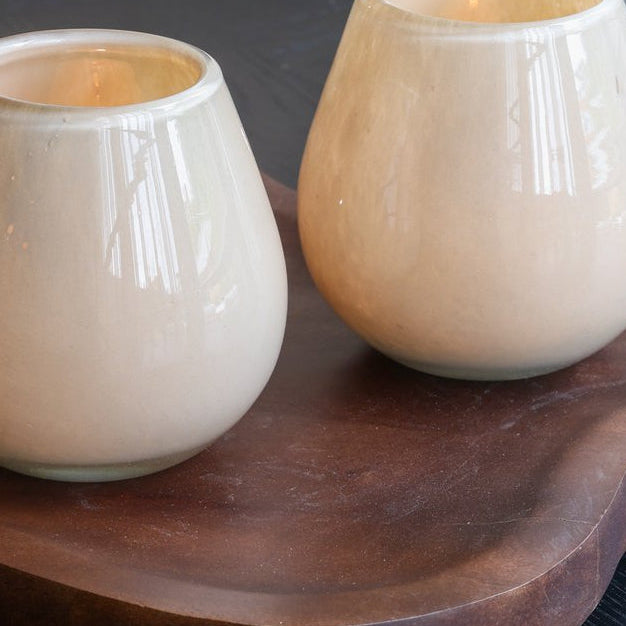 waxinelichthouders Tasman Elite XS – beige – set van 2 – Vase The World Vase The World