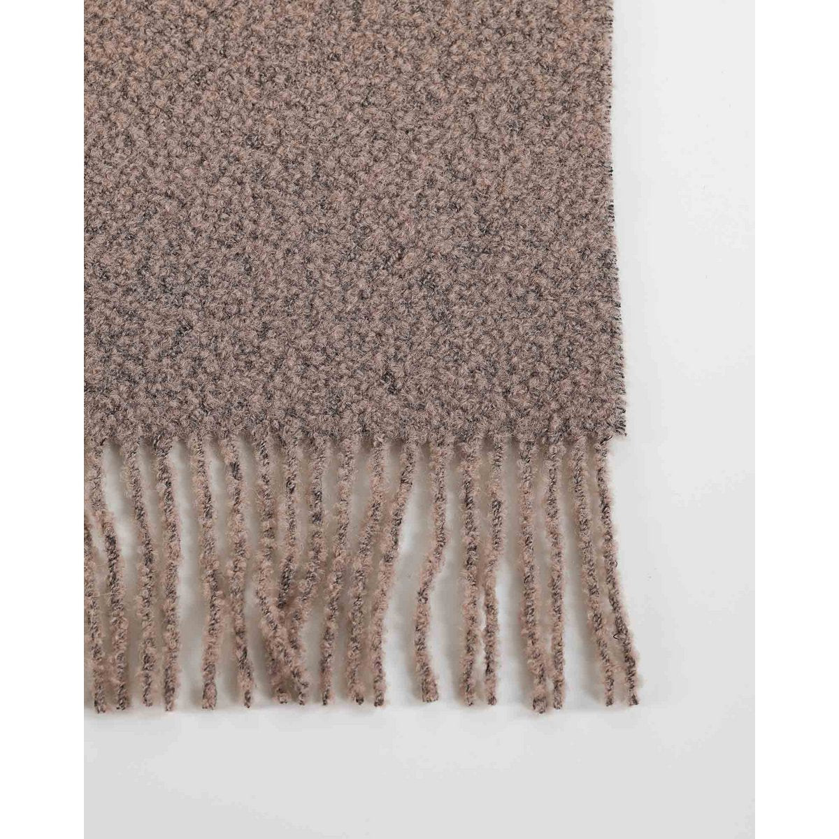 Wollen Boucle deken PARIS cappuccino MoST Blankets