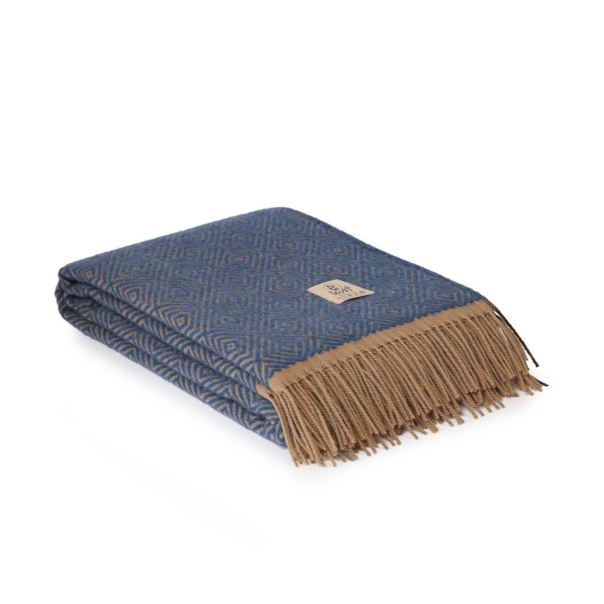 Wool Throw Blanket VENEZIA Sky MoST Blankets