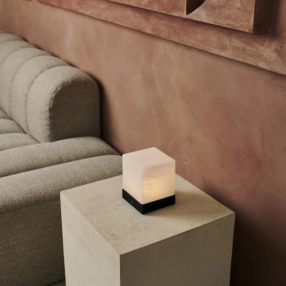 yce zwarte snoerloze houten lamp, tavellio amsterdam Tavellio - Amsterdam