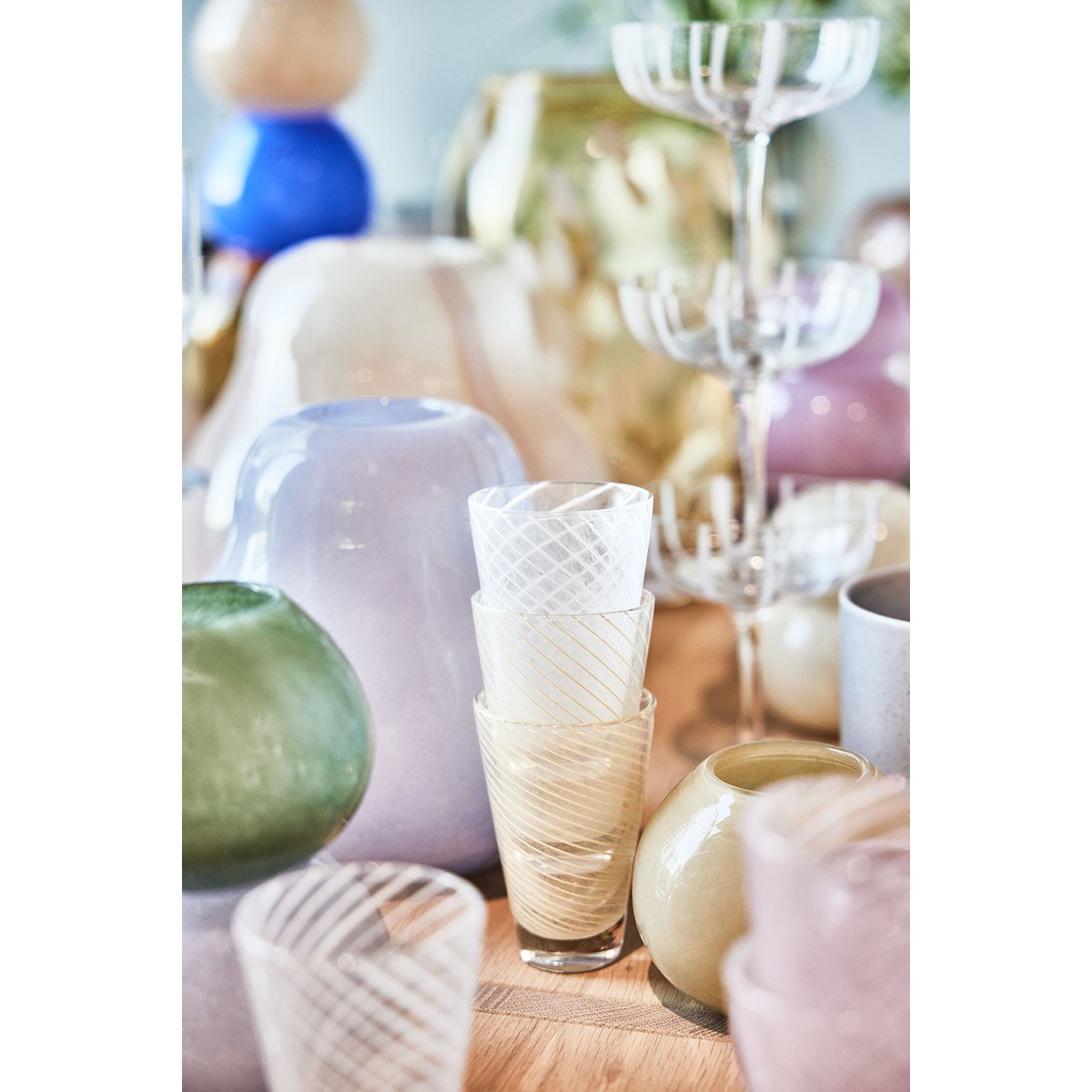 Yuka Swirl-glas - 2 stuks OYOY LIVING DESIGN