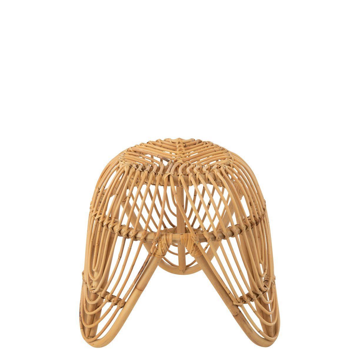 J-Line - stool Lea - Rattan - Natural