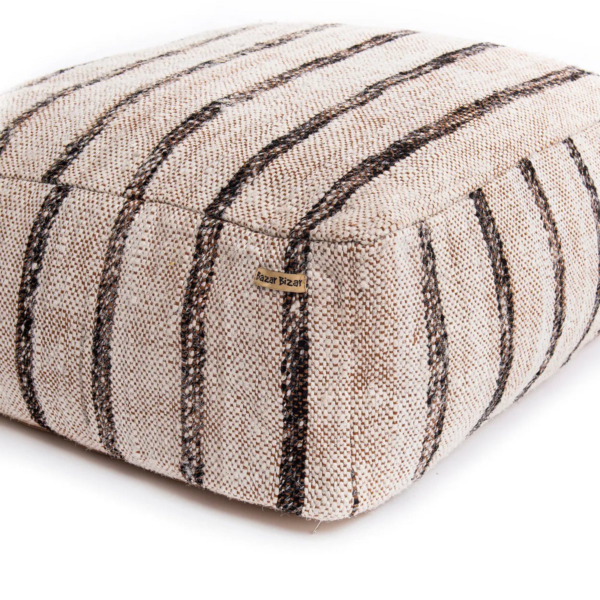 The Oh My Gee Pouf - beige-white tones