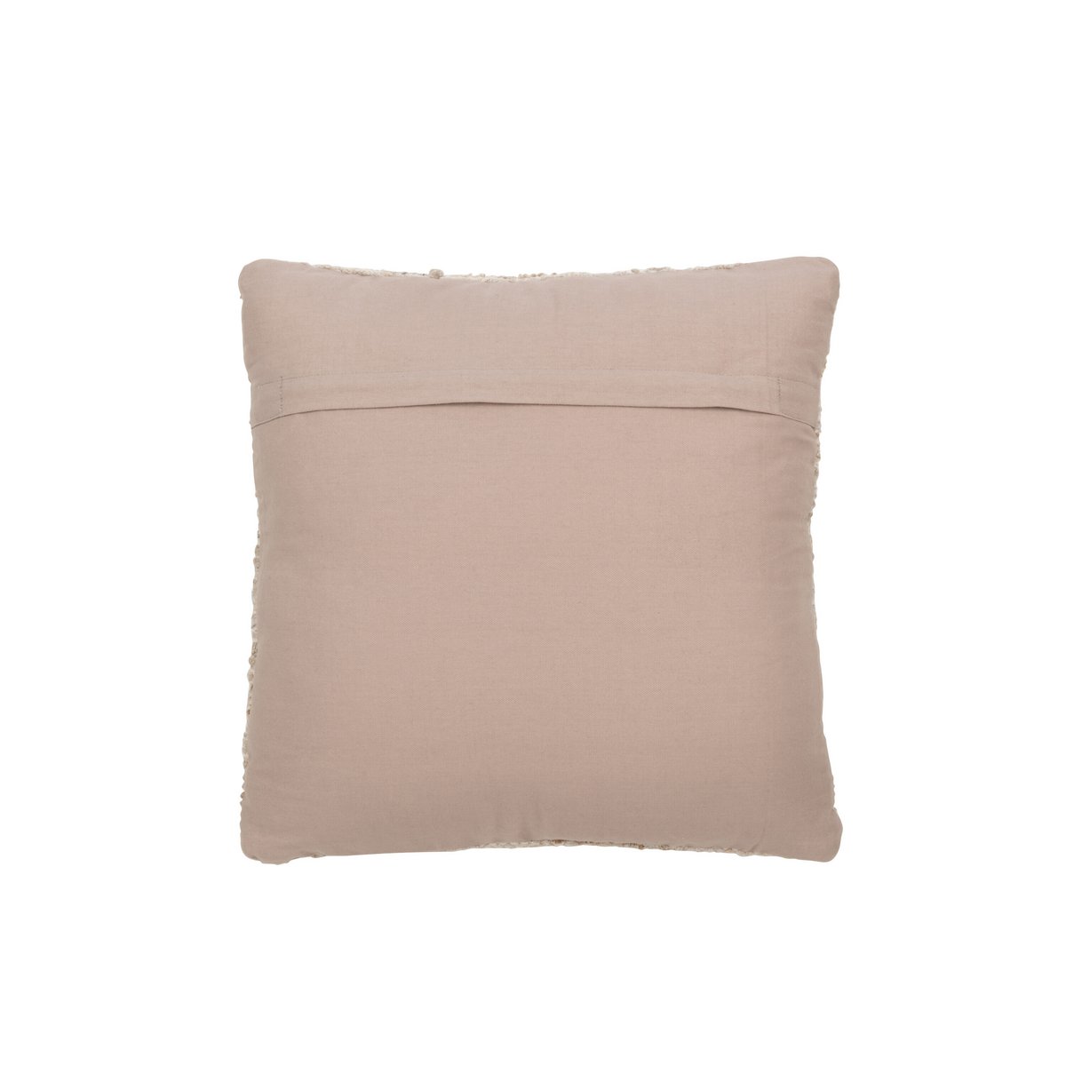 J-Line cushion Two-tone fabric - wool - beige