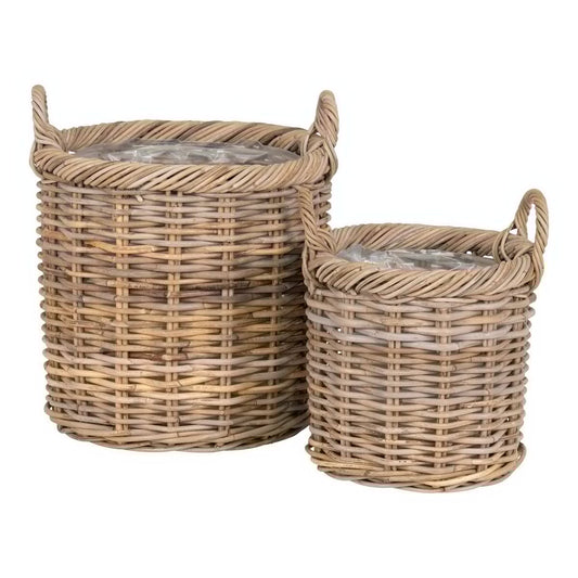 baskets - set - House Nordic APS - rattan - natural