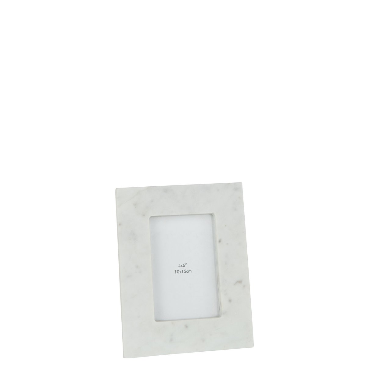 J-Line - photo frame - marble - stone - white - small