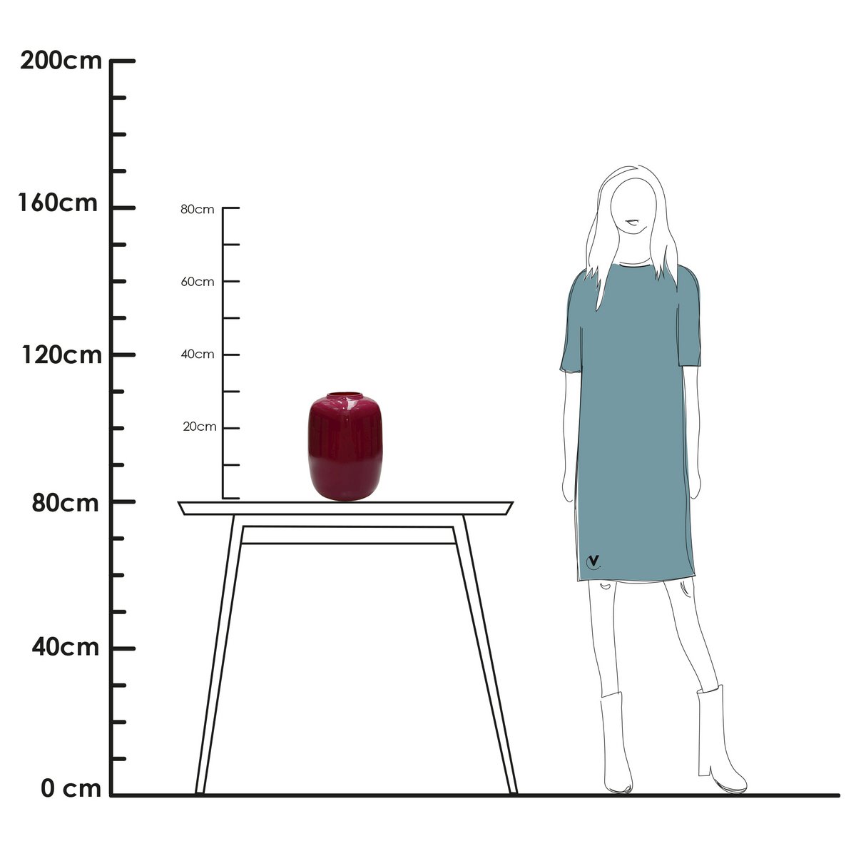 Vaas - Artic mauve Vase The World
