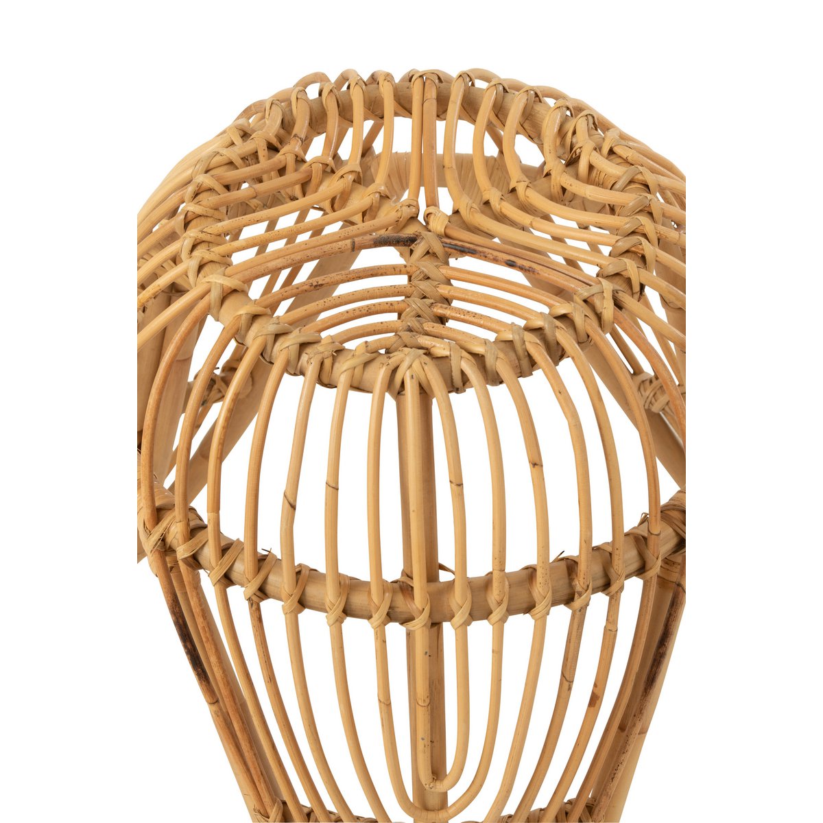 J-Line - stool Lea - Rattan - Natural