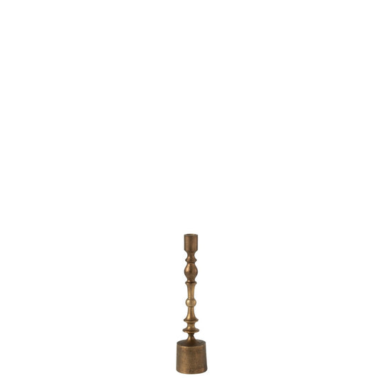 J-Line candlestick Neuh - aluminium - bronze - small