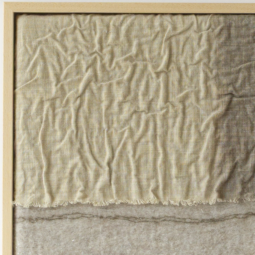 Imperfectus XV – vilten wandkunst | Vilt & Vlow | 33 × 48 cm