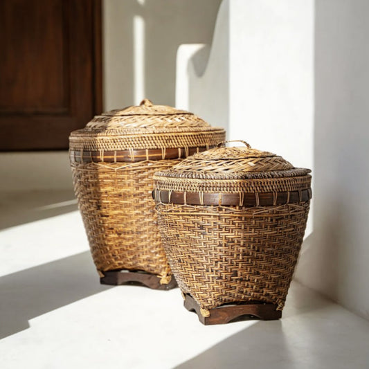 Storage basket - Natural Brown - L