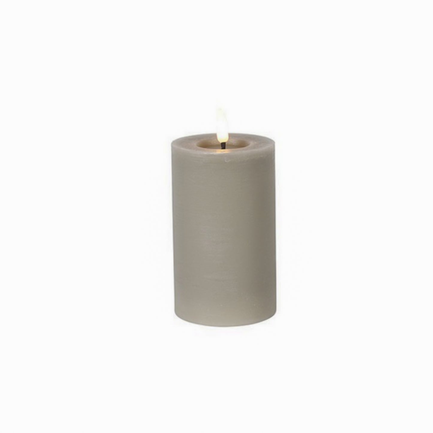 LED candle - dinner candle - beige/grey/cream white 