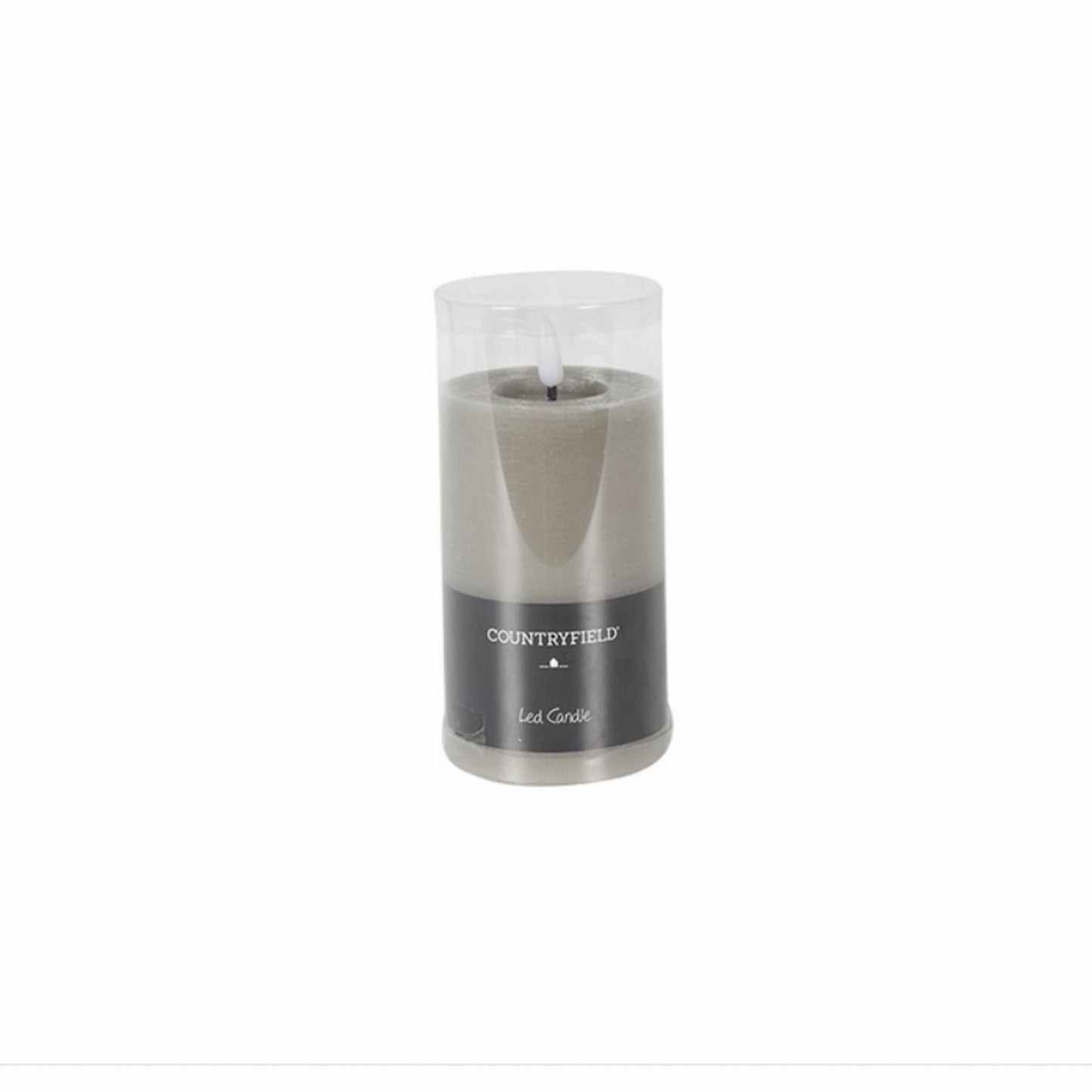 LED candle - dinner candle - beige/grey/cream white 