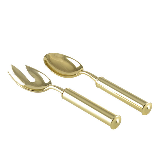 GOLDEN SALAD SERVER