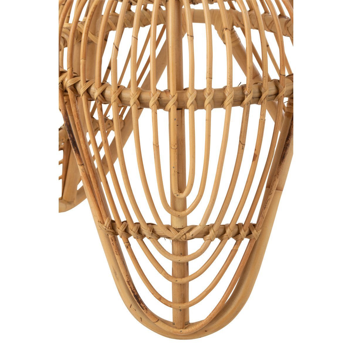 J-Line - stool Lea - Rattan - Natural