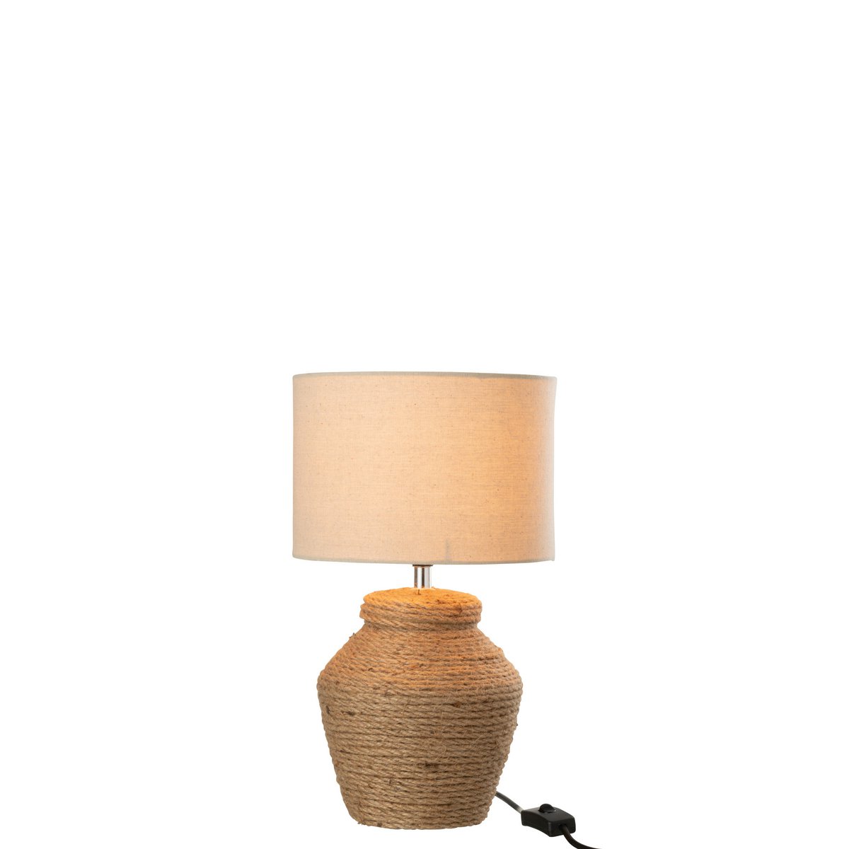 J-Line lamp Meli - ceramic - linen shade - small