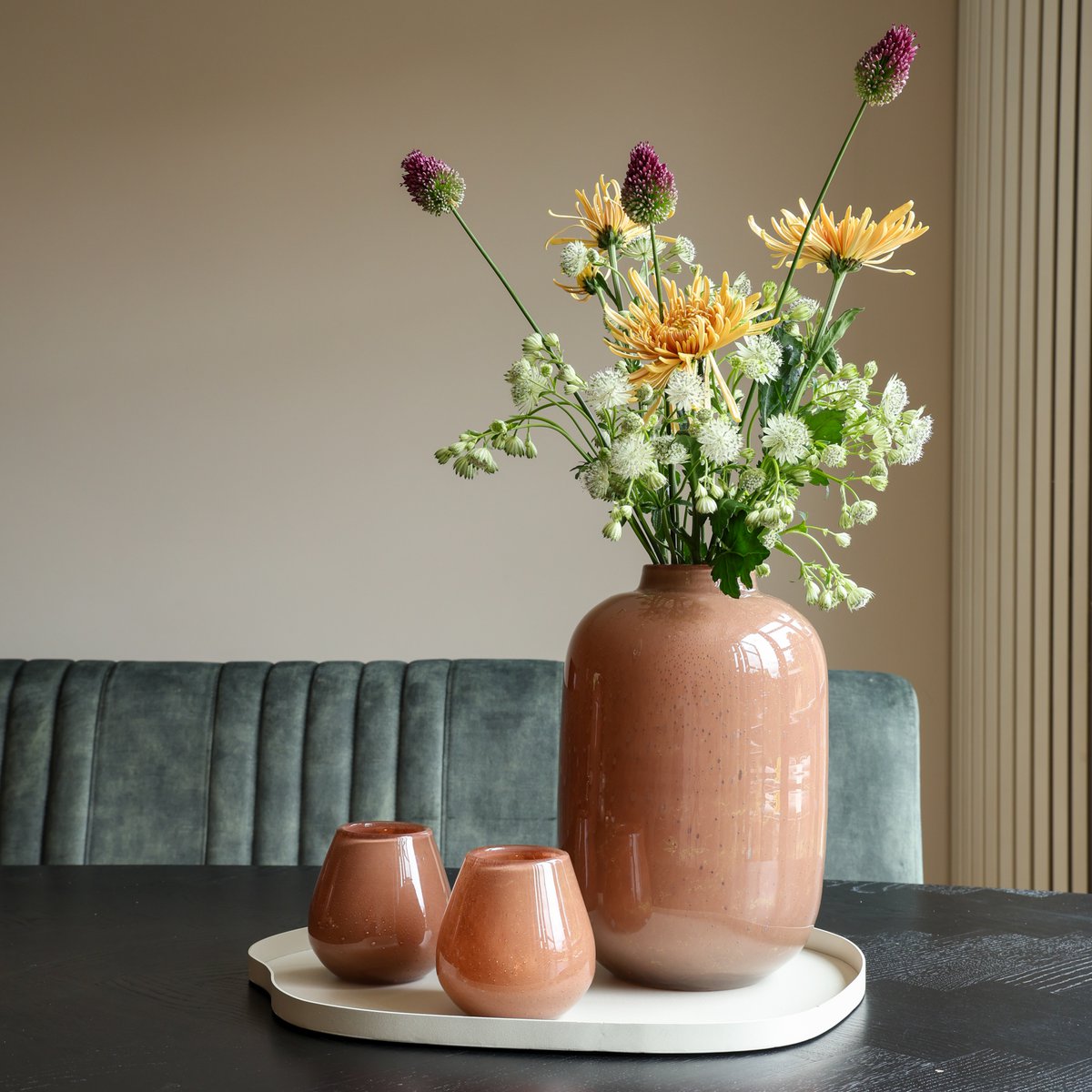 Artic Elite glazen vaas bruin – 2 maten | Vase The World Vase The World