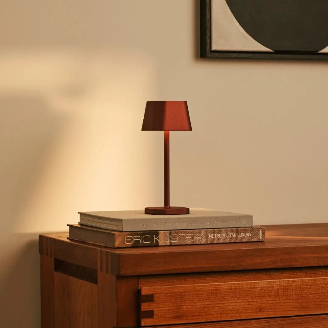 Ava Bronzen Oplaadbare Tafellamp | Stijlvol, draadloos en dimbaar Tavellio - Amsterdam