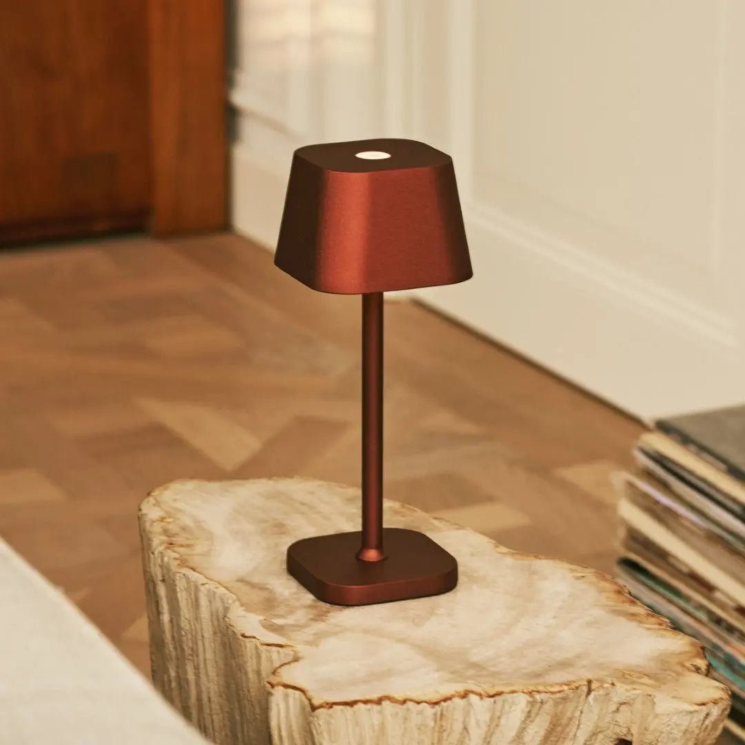Ava Bronzen Oplaadbare Tafellamp | Stijlvol, draadloos en dimbaar Tavellio - Amsterdam