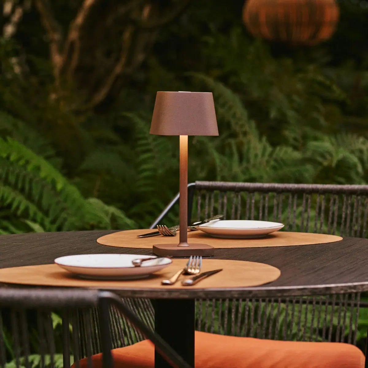 Ava Mokka Bruin Oplaadbare Tafellamp | Draadloos en dimbaar Tavellio - Amsterdam