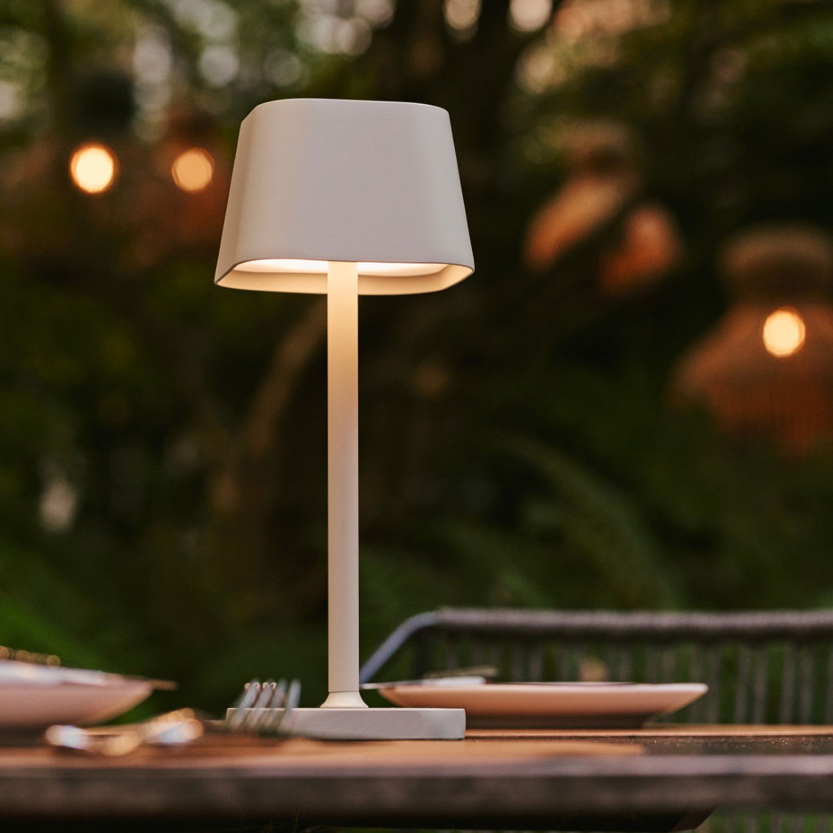 Ava Shadow Gray - Oplaadbare tafellamp | Stijlvol, draadloos en dimbaar Tavellio - Amsterdam