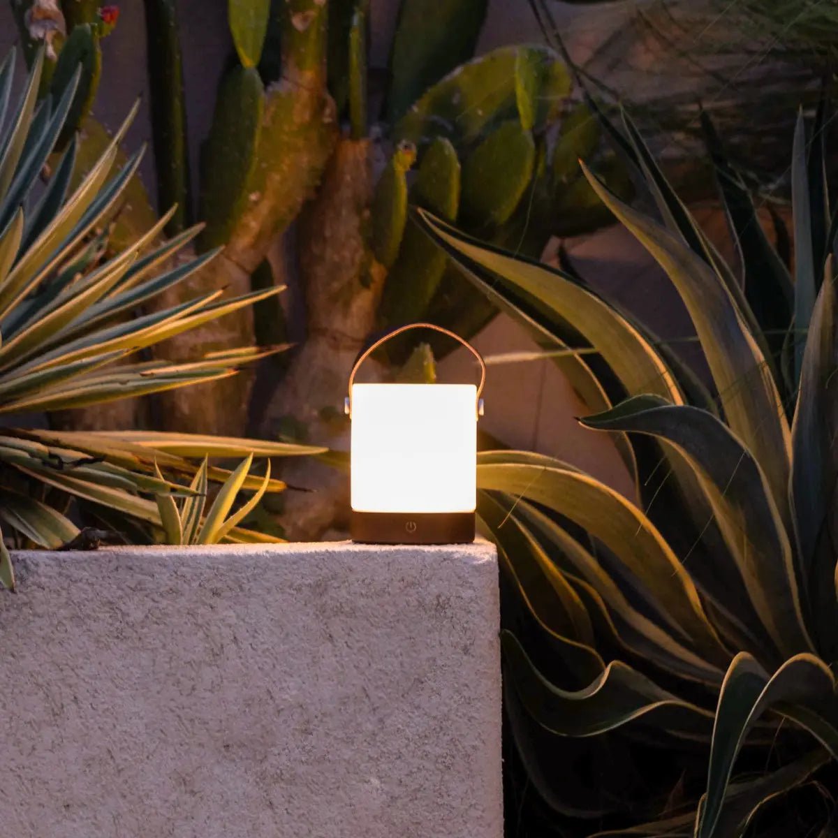 Avery donkerbruine oplaadbare houten tafellamp – draadloos en dimbaar met leren band Tavellio - Amsterdam