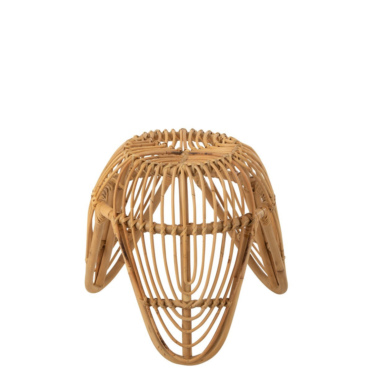 J-Line - stool Lea - Rattan - Natural