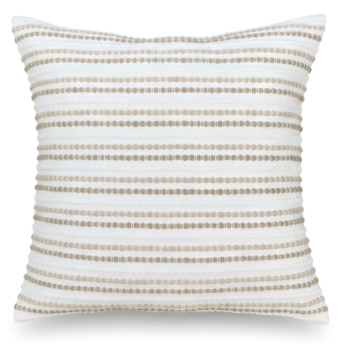 Beige Gestreept – Kussenhoes / Kussenhoes – 45×45 cm – Urbane Hide Urbane Hide
