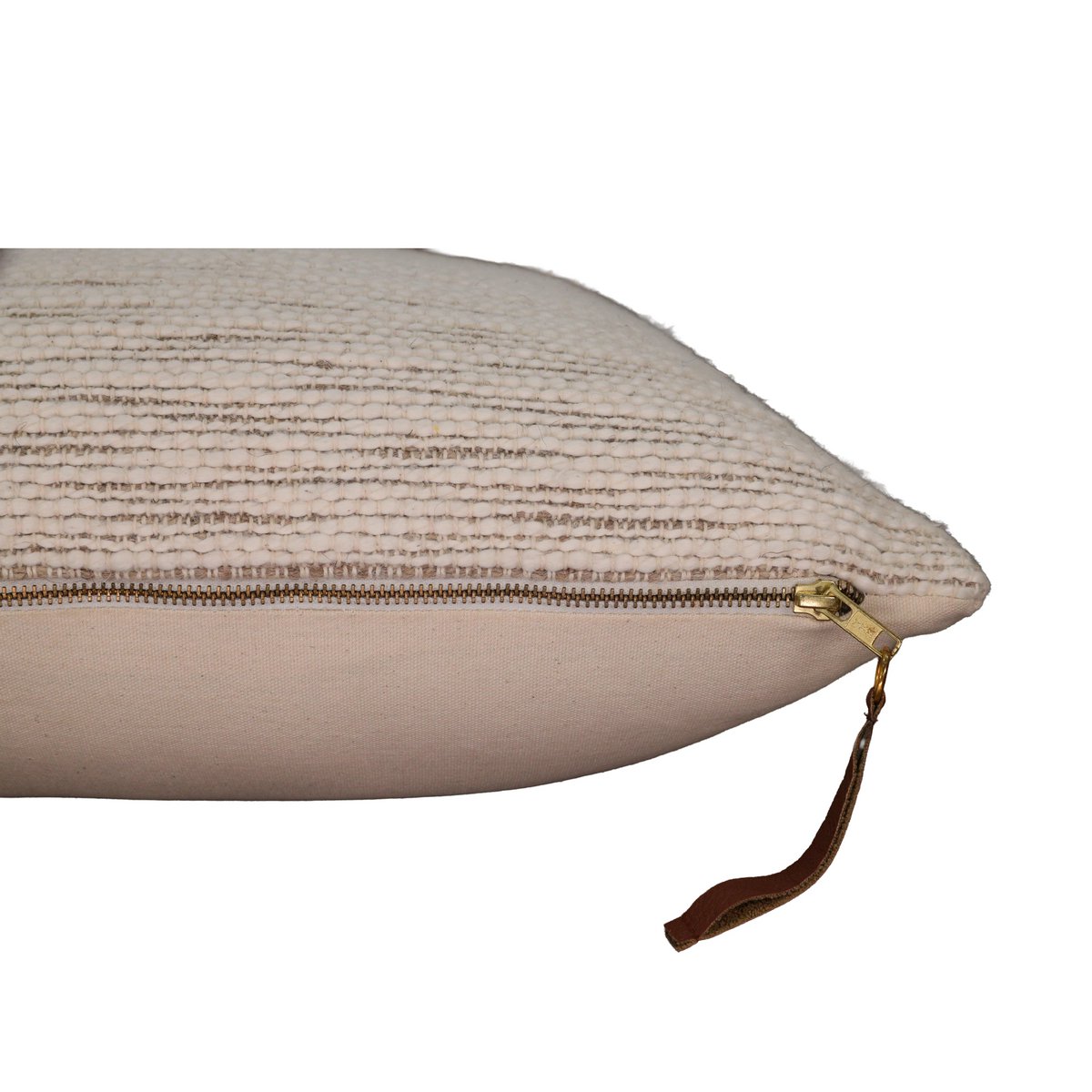 Beige Handwoven Cushion Cover / Kussenhoes – 45x45 cm – Urbane Hide Urbane Hide