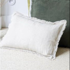 Beige kussen Laly Lin 30 × 50 cm VIVARAISE