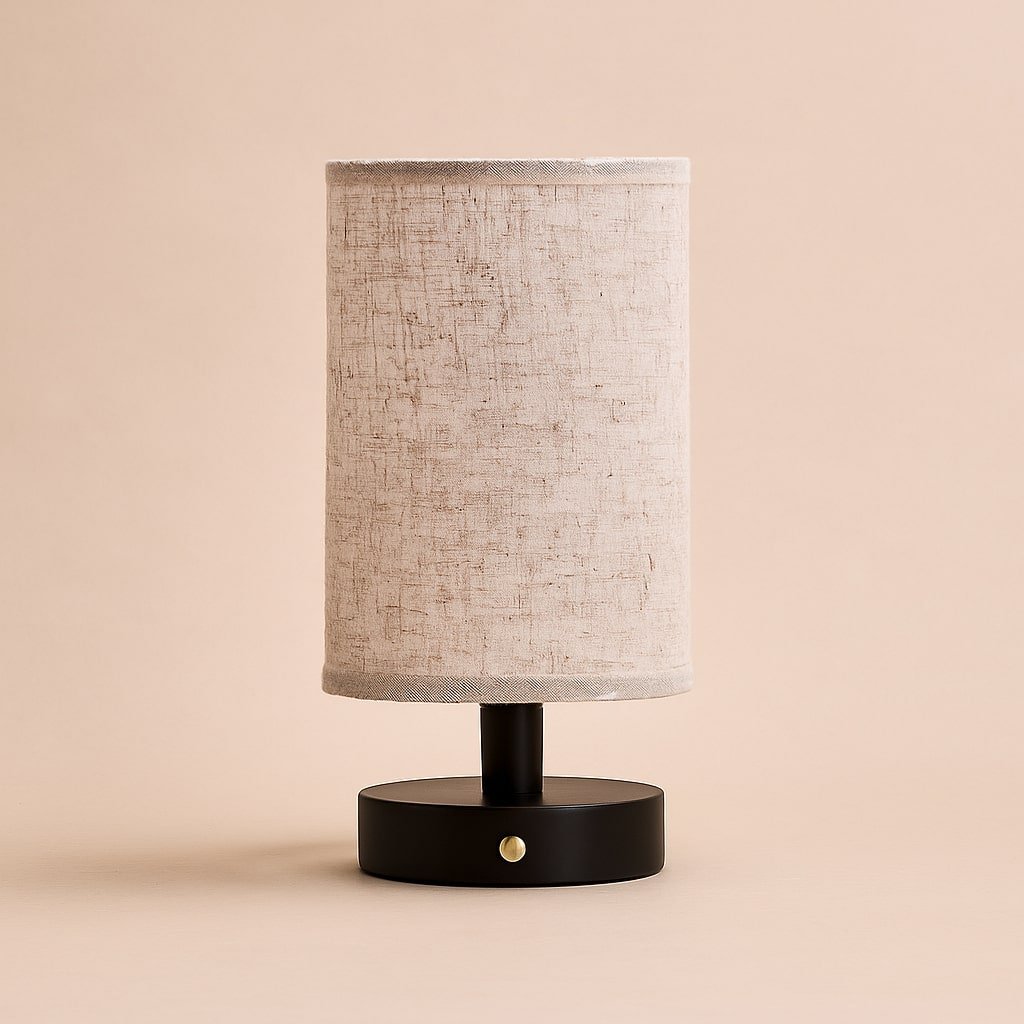 Ben Black houten tafellamp-Oplaadbaar, dimable, USB-C aangedreven Tavellio - Amsterdam