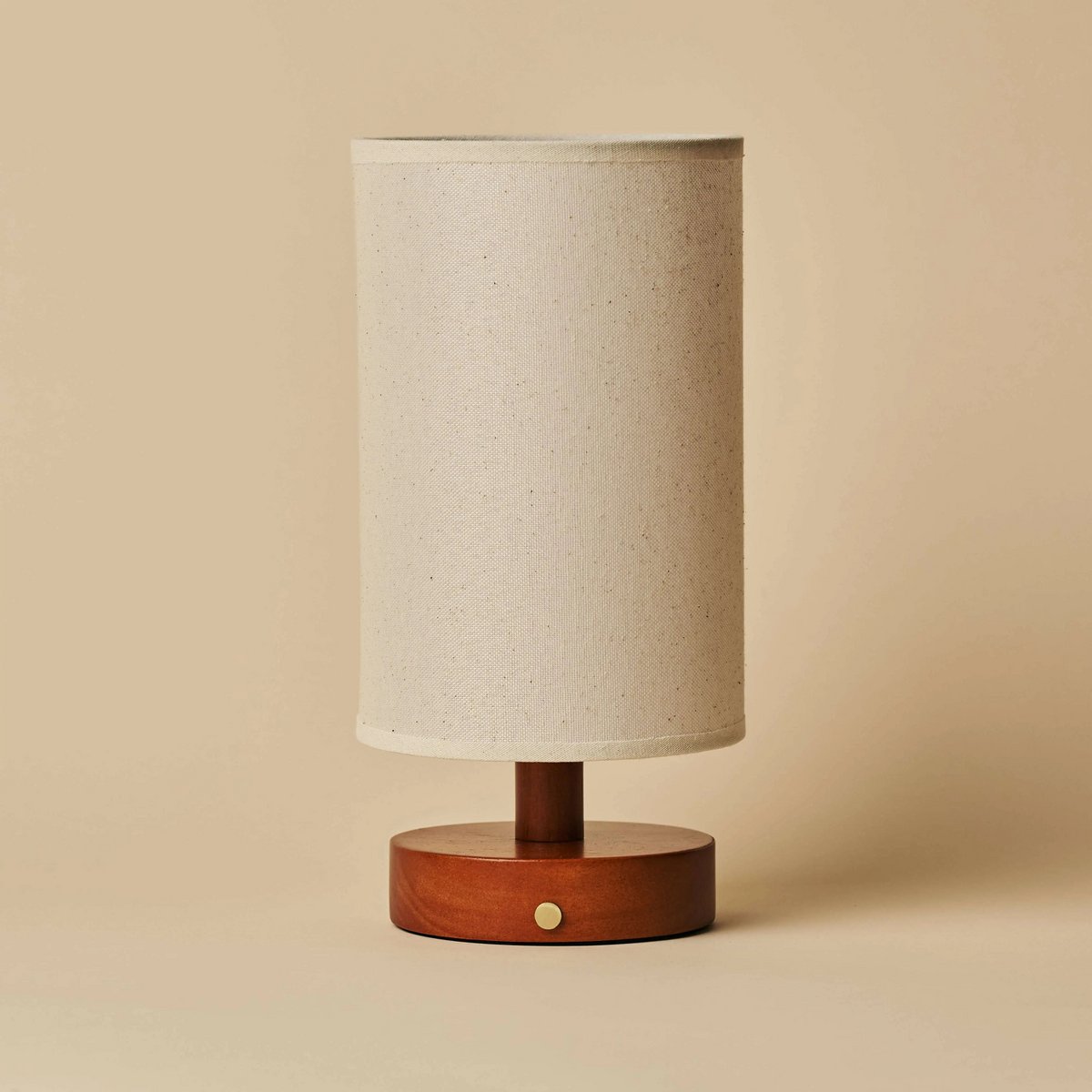 Ben Kastanjebruine houten tafellamp – Oplaadbaar, dimbaar, USB-C-voeding Tavellio - Amsterdam