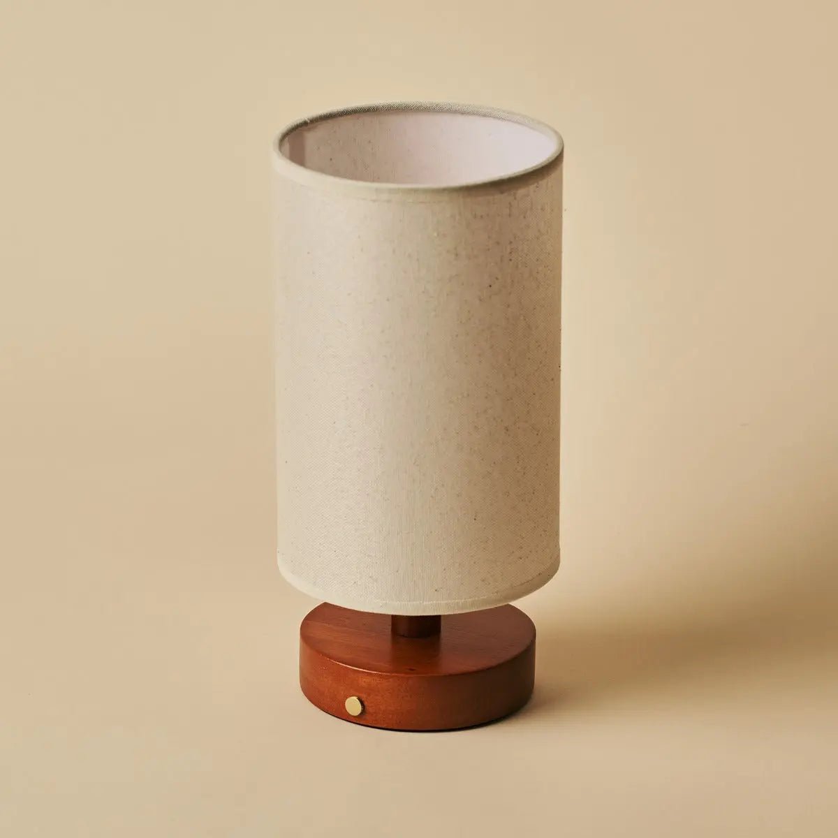 Ben Kastanjebruine houten tafellamp – Oplaadbaar, dimbaar, USB-C-voeding Tavellio - Amsterdam