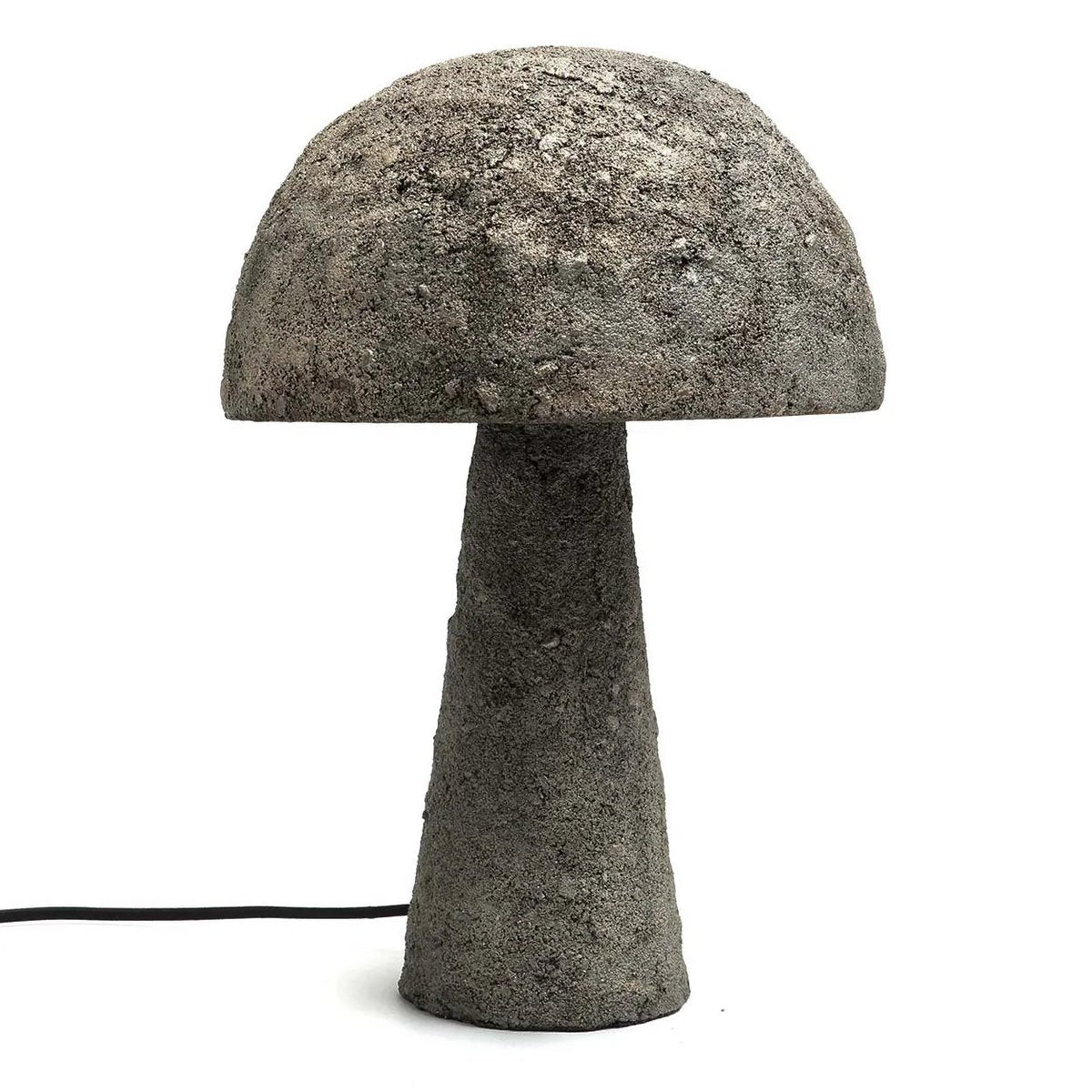 betonnen tafellamp - the Concrete Mushroom- donkergrijs Bazar Bizar Living